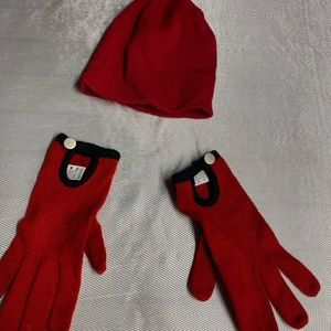 Beanie and gloves